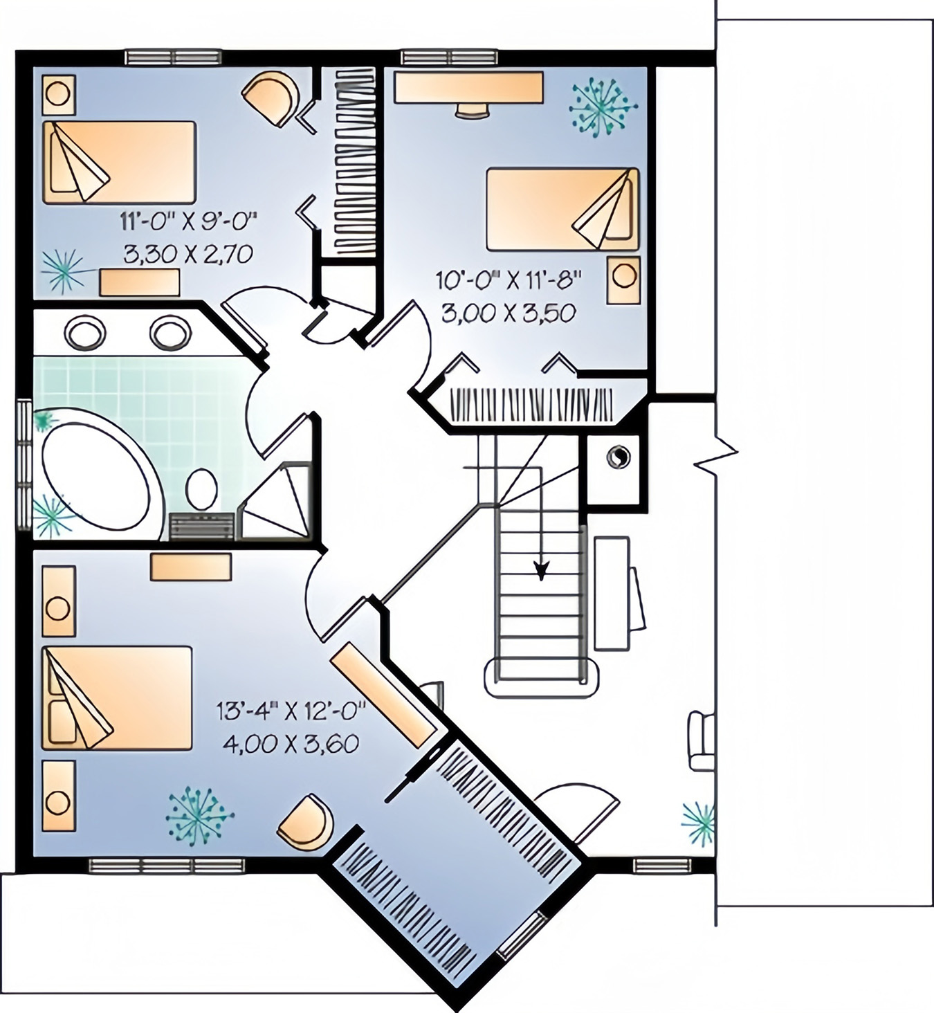 北美别墅，房型W2607